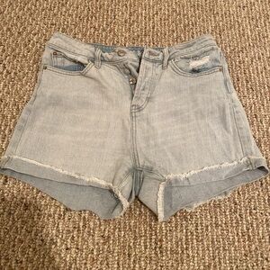 High-Waisted Jean Shorts